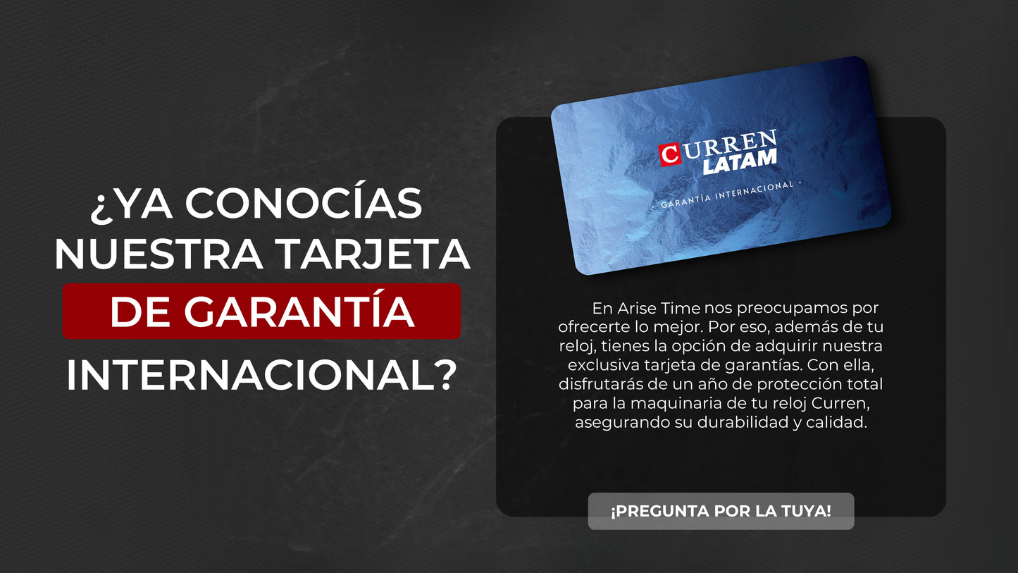 Tarjeta exclusiva de garantía extendida 1 AÑO