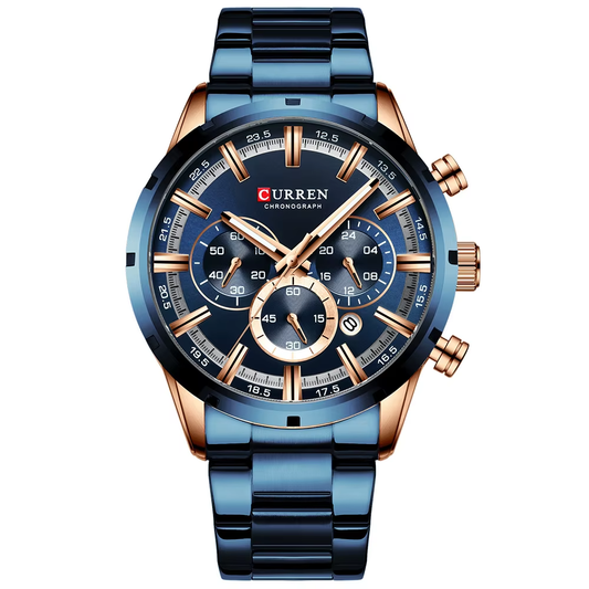 Reloj hombre cronógrafo casual/elegante - Curren 8355