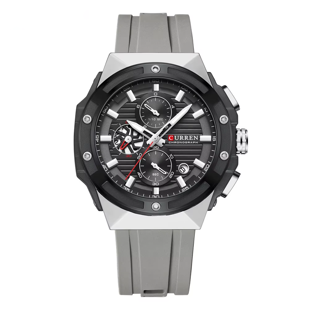 Reloj hombre cronógrafo deportivo y de moda - Curren 8462