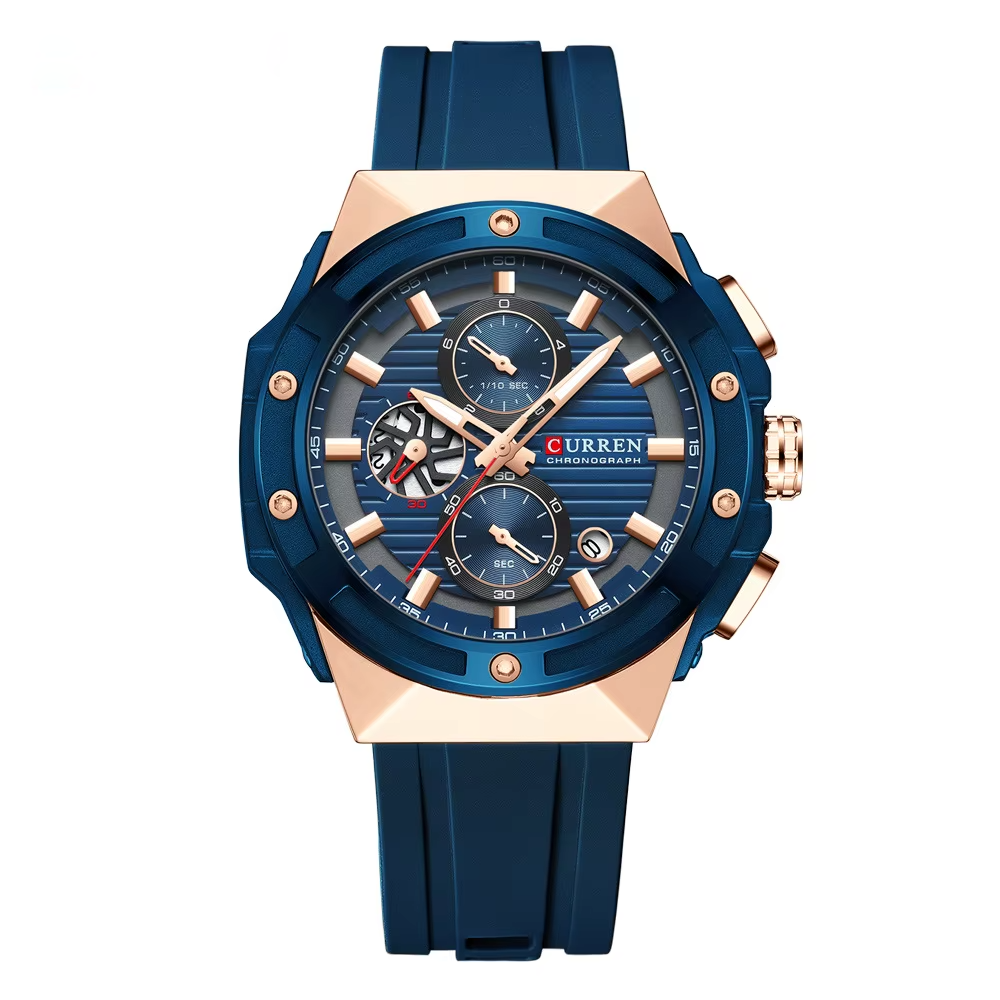 Reloj hombre cronógrafo deportivo y de moda - Curren 8462
