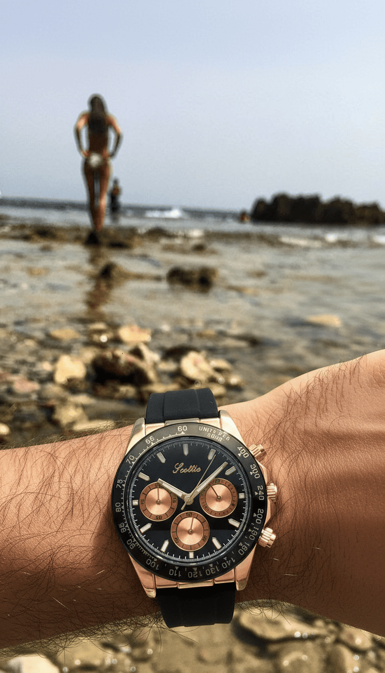 Reloj unisex clásico acero - Scottie 3055