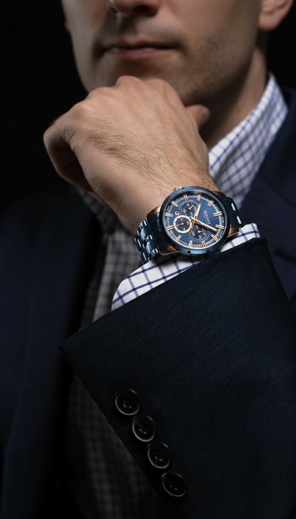 Reloj hombre cronógrafo casual/elegante - Curren 8355