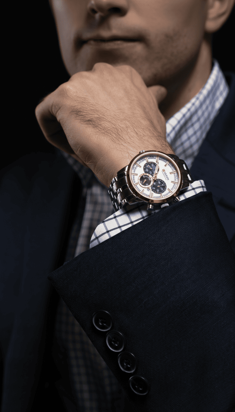 Reloj hombre cronógrafo casual/elegante - Curren 8355