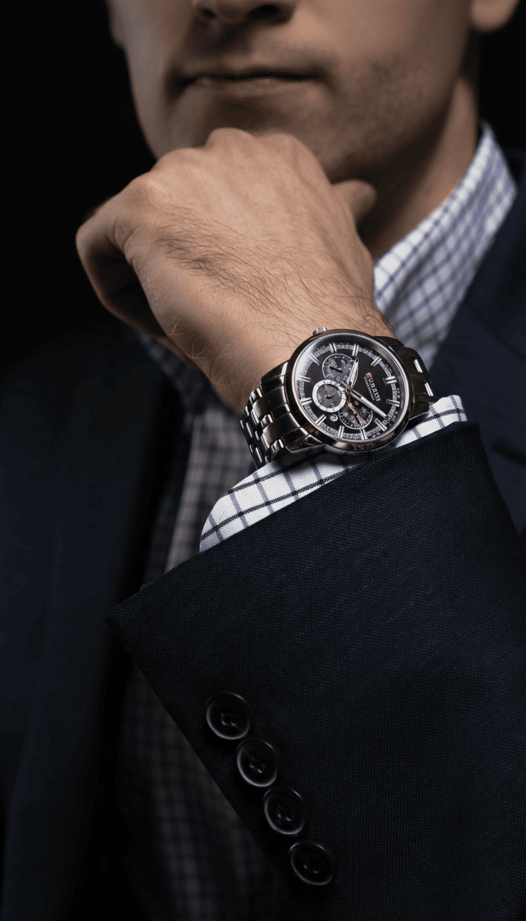 Reloj hombre cronógrafo casual/elegante - Curren 8355