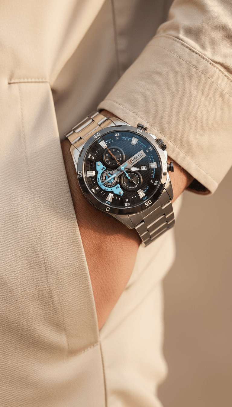 Reloj hombre elegante y casual - Curren 8402