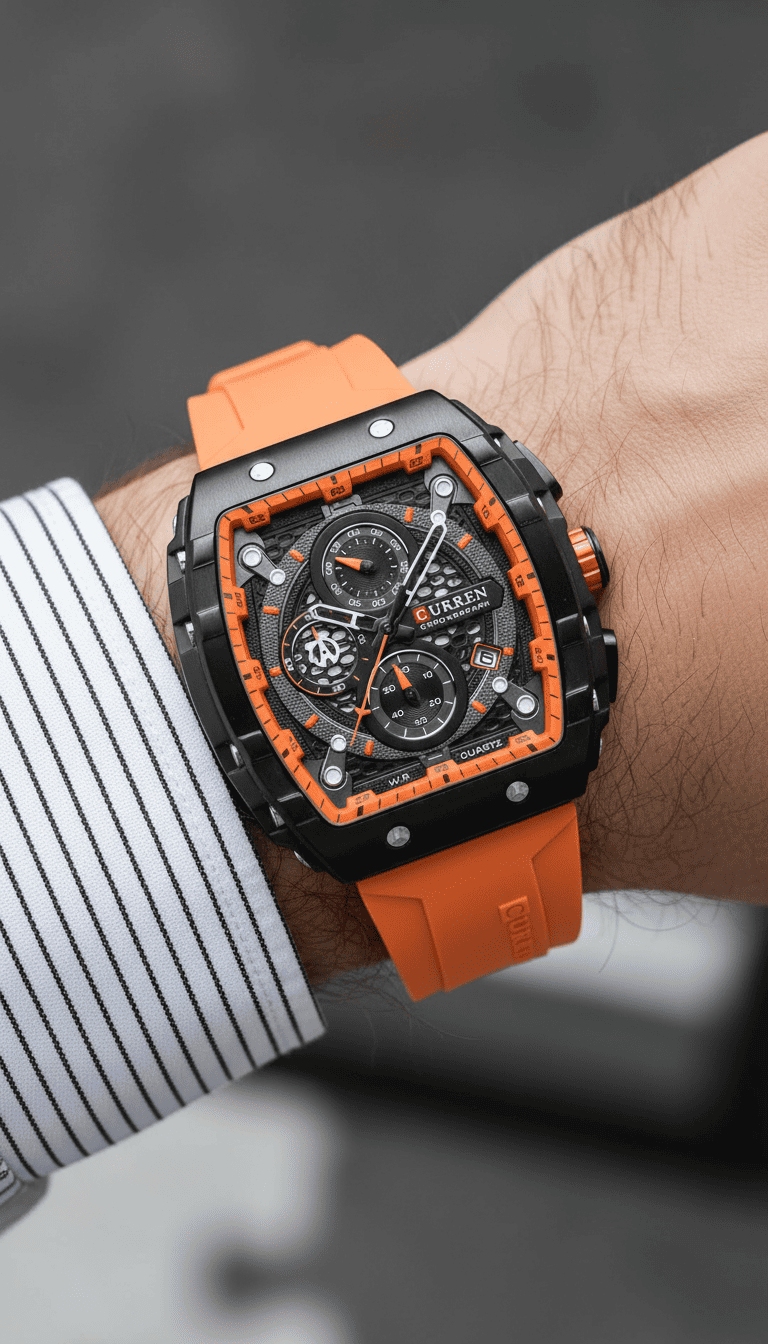 Reloj hombre deportivo de lujo - Curren 8442