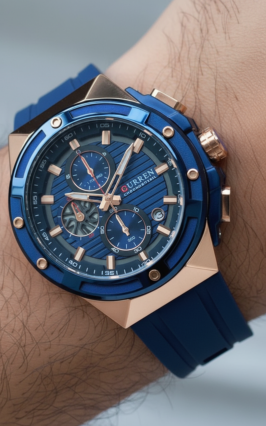 Reloj hombre cronógrafo deportivo y de moda - Curren 8462