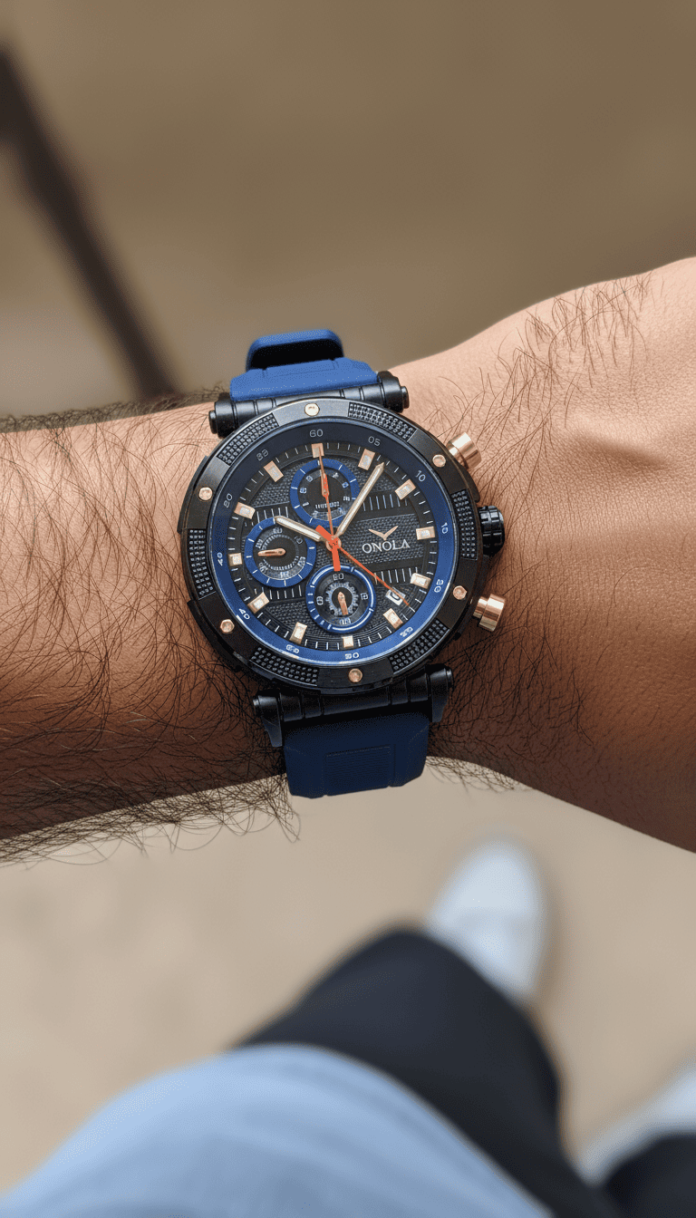 Reloj deportivo multifuncional de cuarzo - Onola 6859