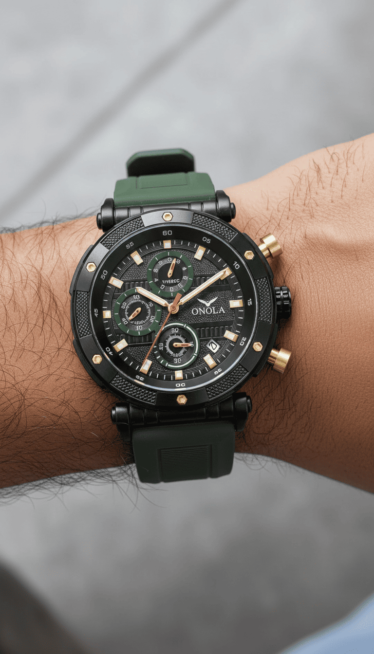 Reloj deportivo multifuncional de cuarzo - Onola 6859