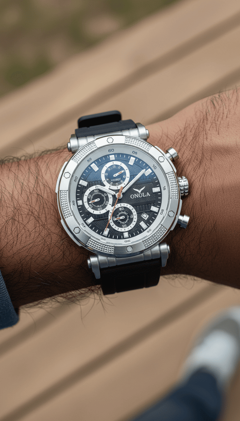 Reloj deportivo multifuncional de cuarzo - Onola 6859