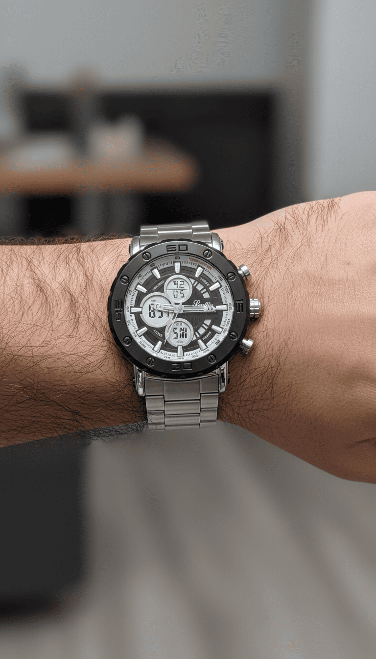 Reloj unisex deportivo-táctico dual time -  Scottie 1636